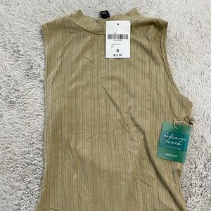 Forever 21 green turtleneck bodysuit